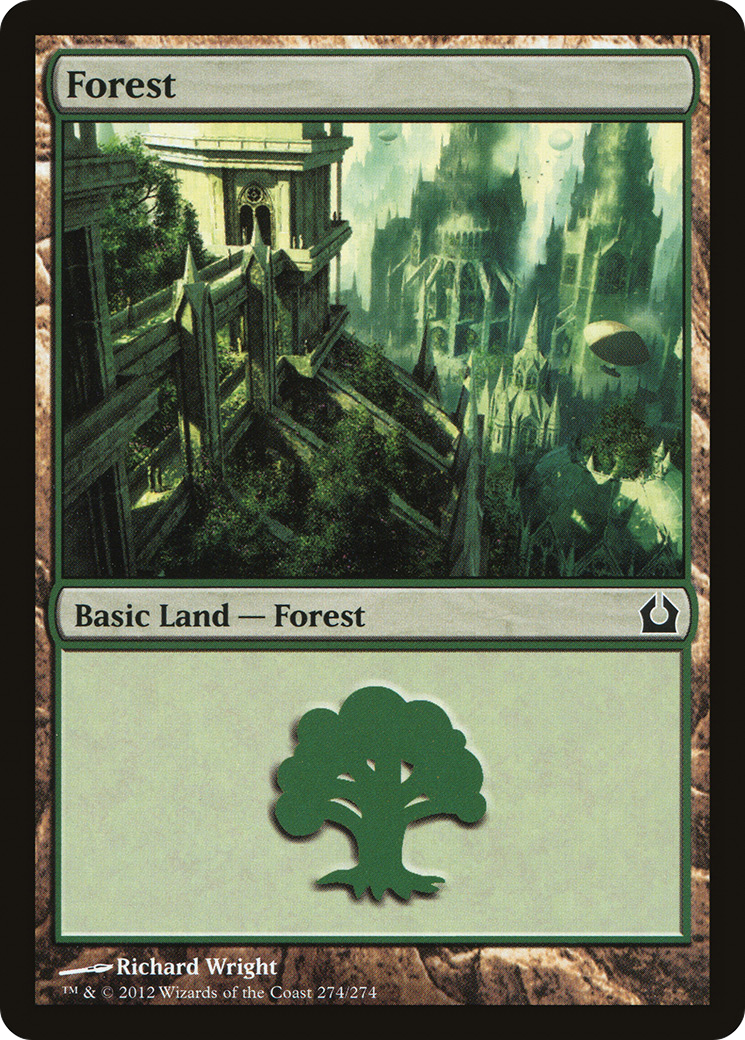 Image of Forest (274) (RTR-274) - Return to Ravnica Foil