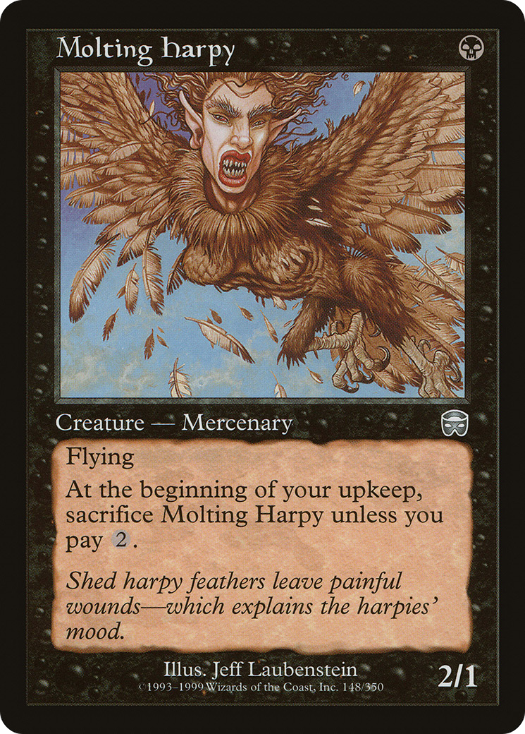Image of Molting Harpy (MMQ-148) - Mercadian Masques Foil