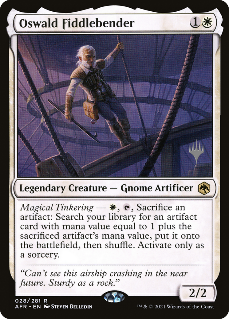 Image of Oswald Fiddlebender (PPAFR-028) - Adventures in the Forgotten Realms Promos