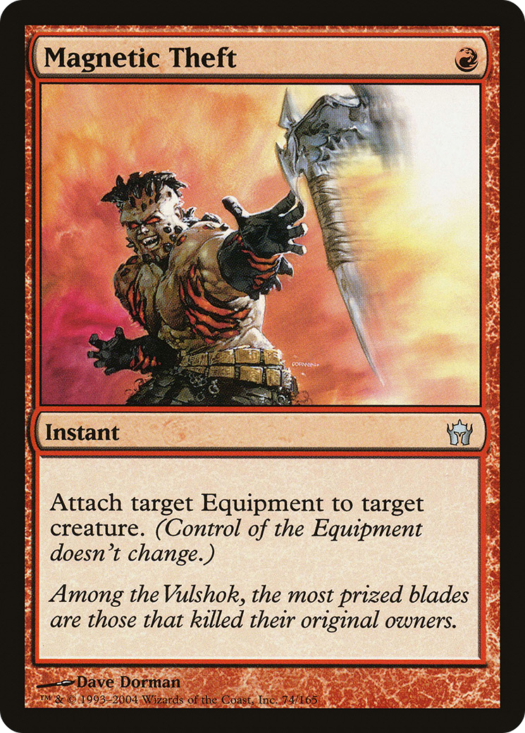 Image of Magnetic Theft (5DN-074) - Fifth Dawn Foil
