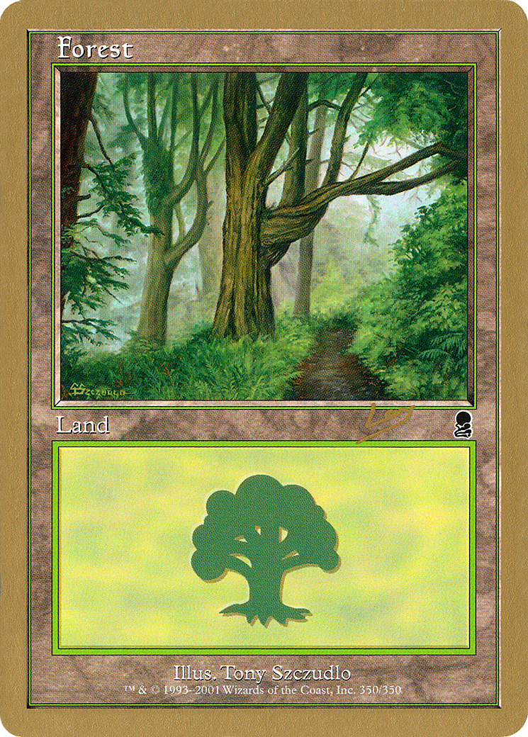 Image of Forest (350) - 2002 Raphael Levy (ODY) (WCD-) - World Championship Decks 2002