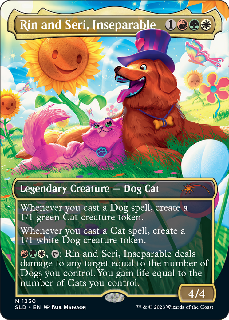 Image of Rin and Seri, Inseparable (1230) (SLD-1230) - Secret Lair Drop (Borderless)