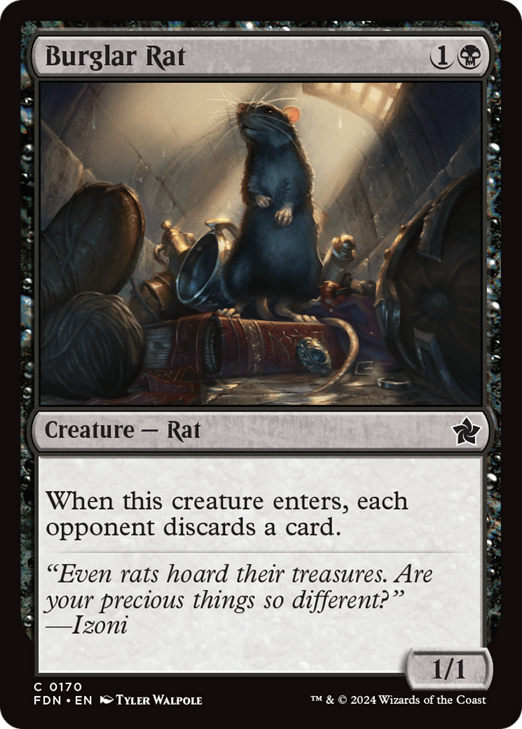 Image of Burglar Rat (FDN-170) - Foundations Foil