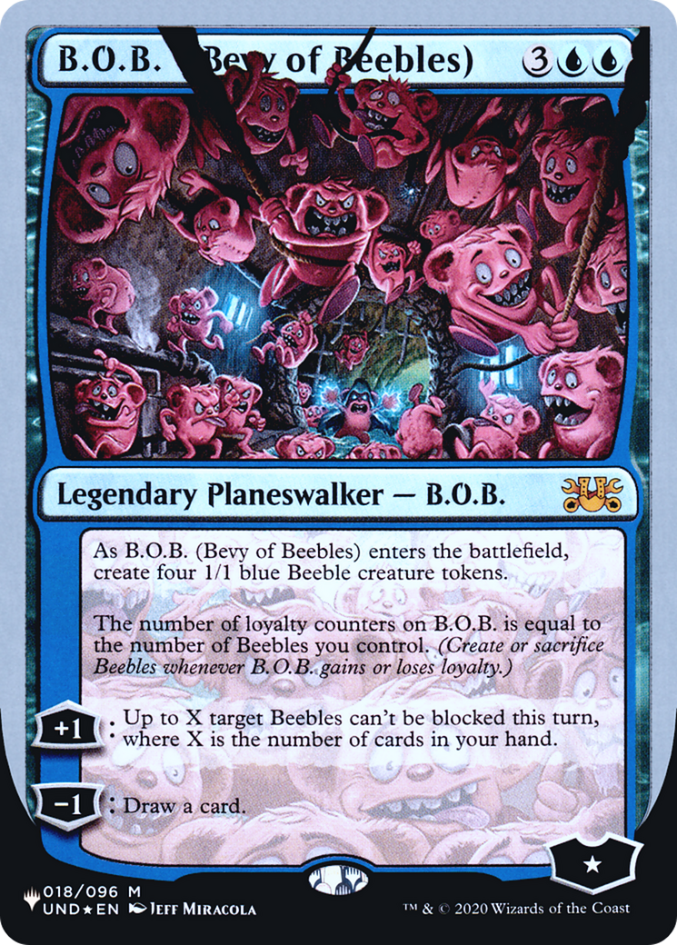 Image of B.O.B. (Bevy of Beebles) (LIST-013) - The List (Unfinity Foil Edition) Foil