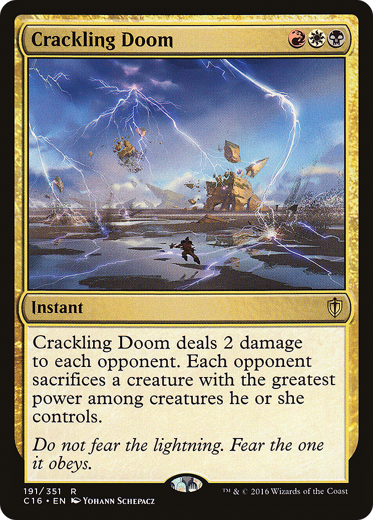Image of Crackling Doom (C16-191) - Commander 2016