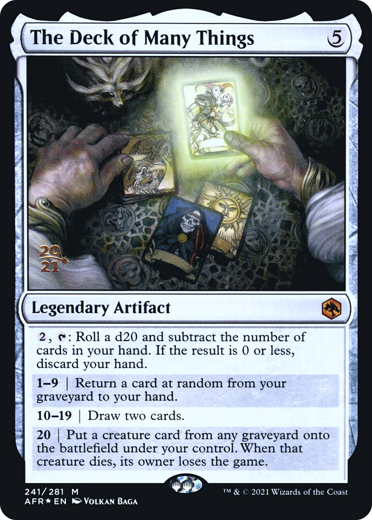 Image of The Deck of Many Things (PRE-241) - Adventures in the Forgotten Realms Promos Foil