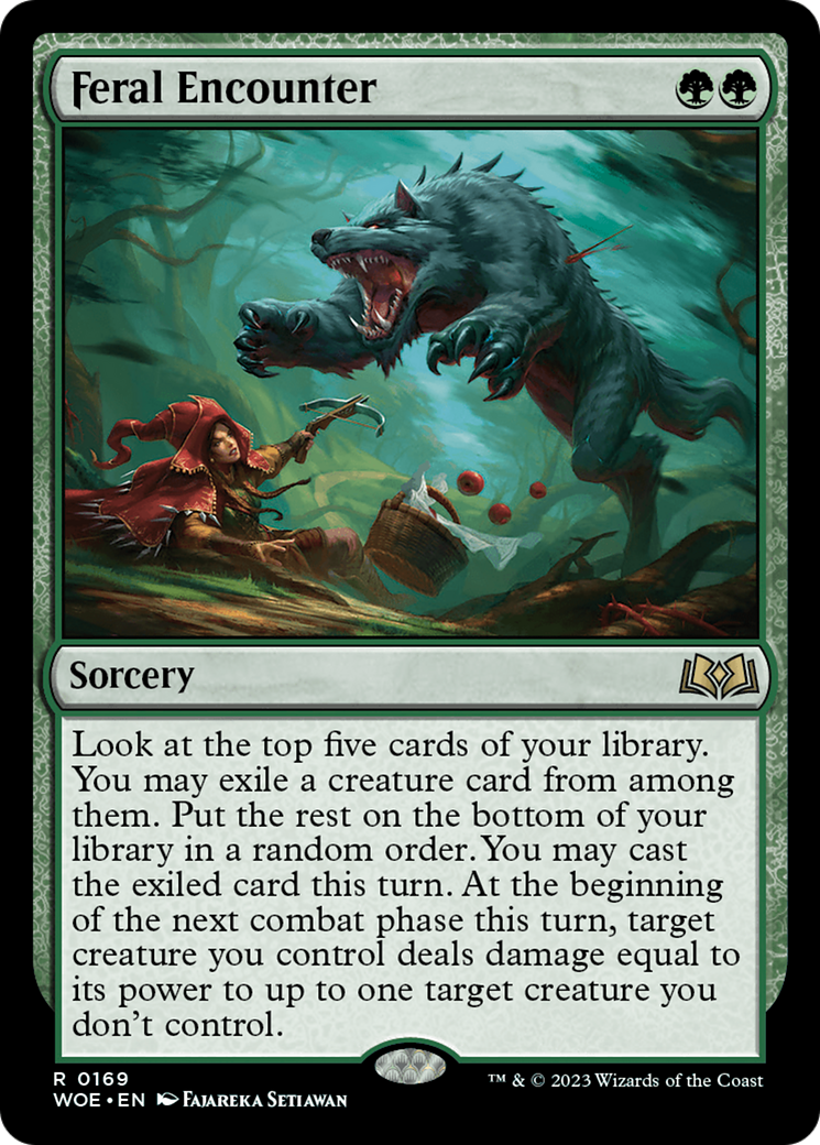 Image of Feral Encounter (WOE-169) - Wilds of Eldraine