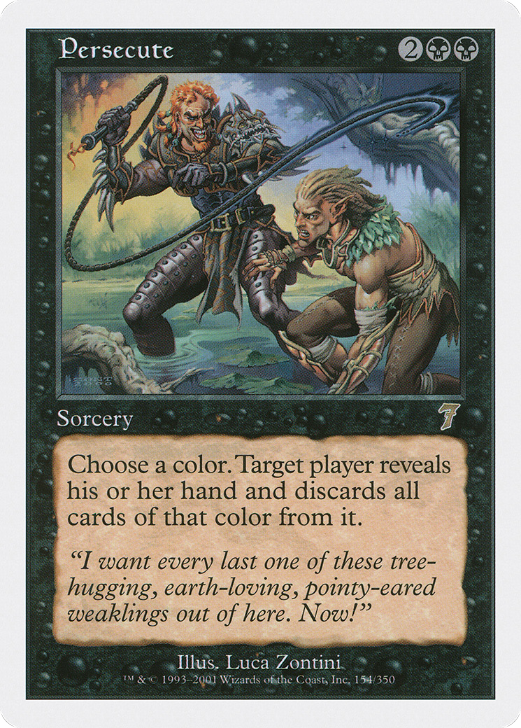 Image of Persecute (7ED-154) - 7th Edition Foil