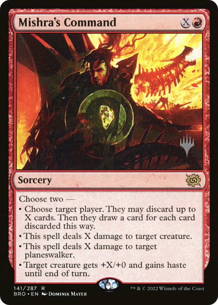 Image of Mishra's Command (PPBRO-141) - The Brothers' War Promos
