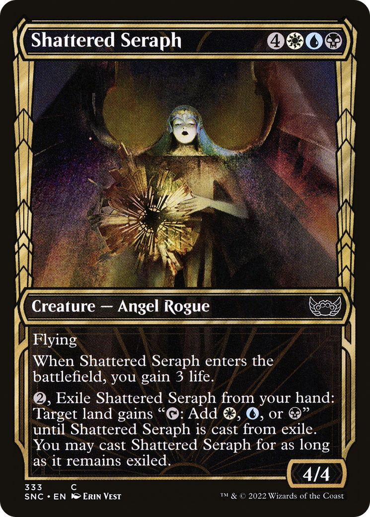 Image of Shattered Seraph (Showcase) (SNC-333) - Streets of New Capenna: (Showcase) Foil