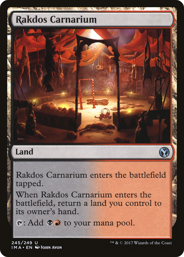 Image of Rakdos Carnarium (IMA-245) - Iconic Masters Foil