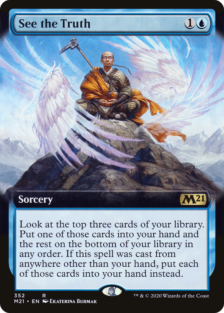Image of See the Truth (Extended Art) (M21-352) - Core Set 2021: (Extended Art) Foil
