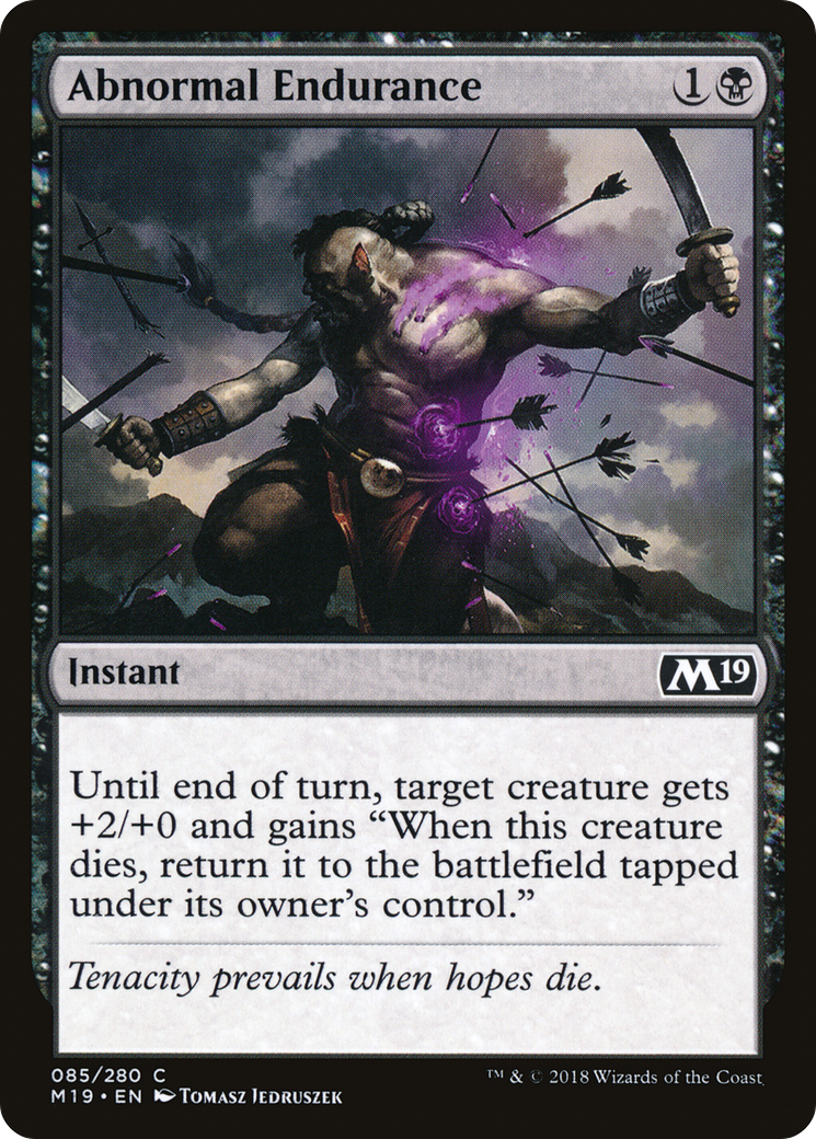 Image of Abnormal Endurance (M19-085) - Core Set 2019
