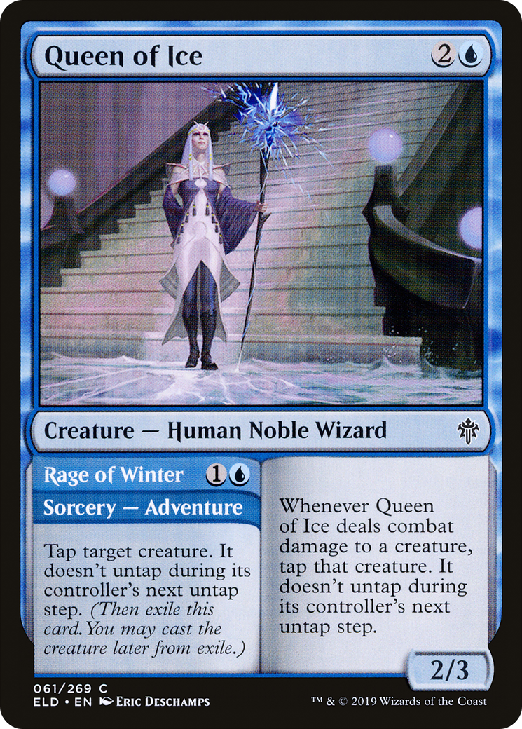 Image of Queen of Ice (ELD-061) - Throne of Eldraine