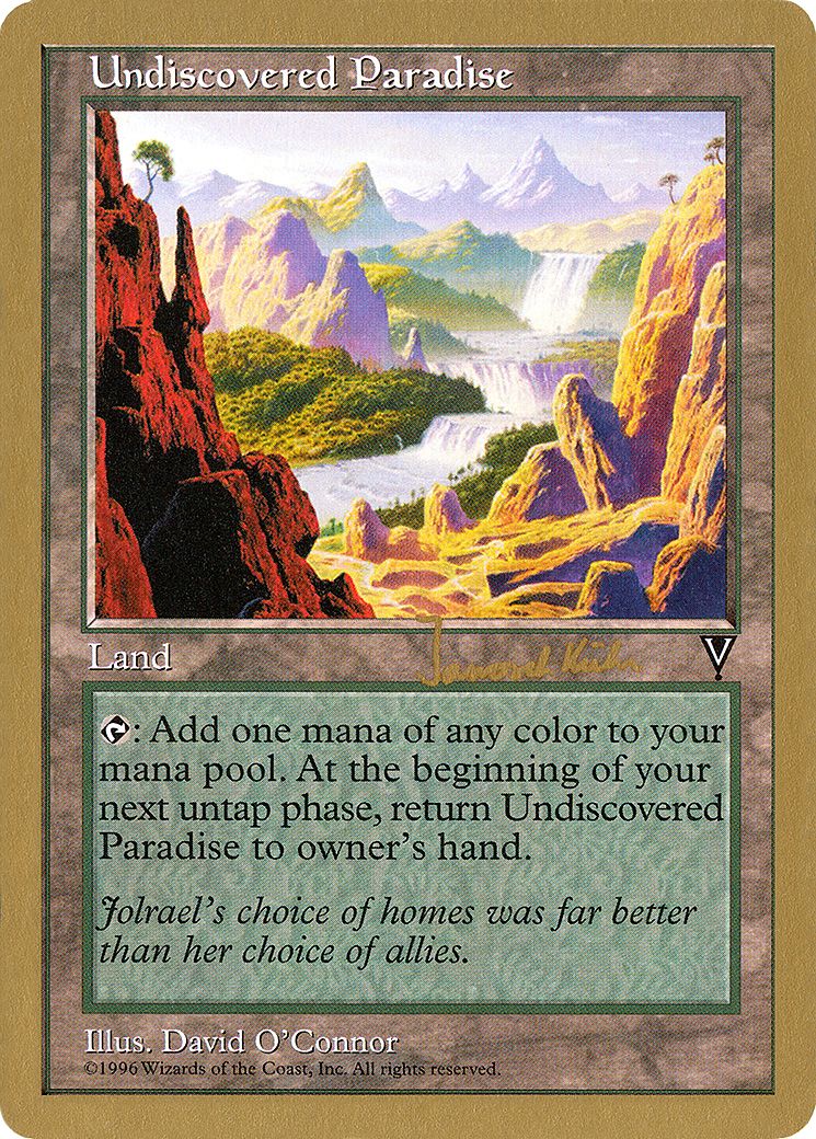 Image of Undiscovered Paradise - 1997 Janosch Kuhn (VIS) (WCD-) - World Championship Decks 1997