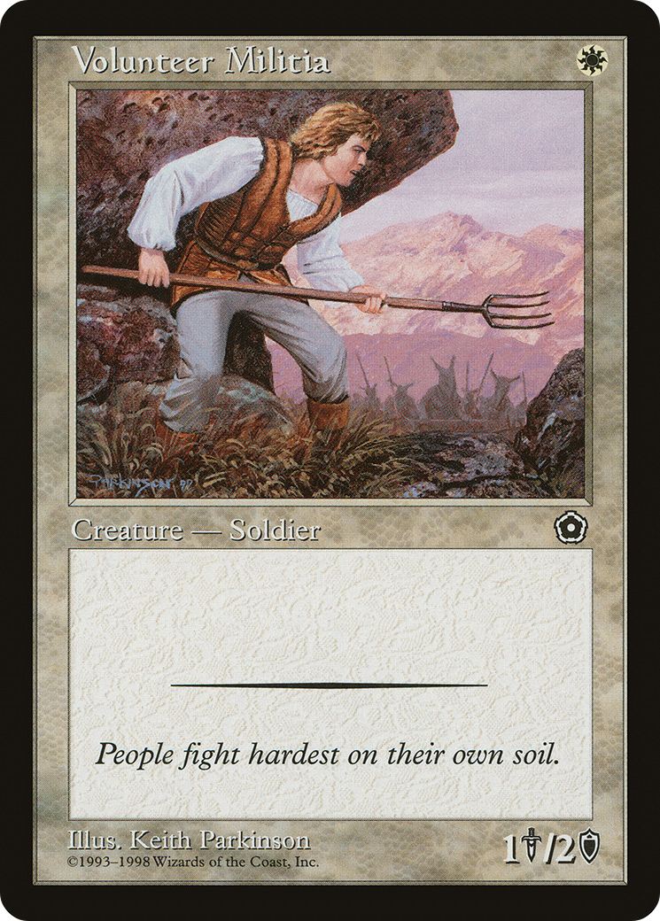 Image of Volunteer Militia (P02-028) - Portal Second Age