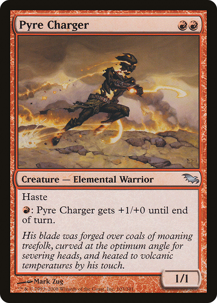 Image of Pyre Charger (SHM-103) - Shadowmoor Foil