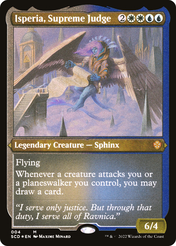 Image of Isperia, Supreme Judge (SCD-004) - Starter Commander Decks Etched Foil