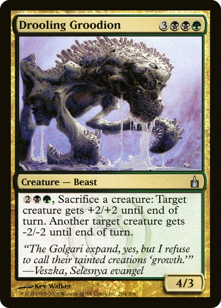 Image of Drooling Groodion (RAV-204) - Ravnica: City of Guilds Foil