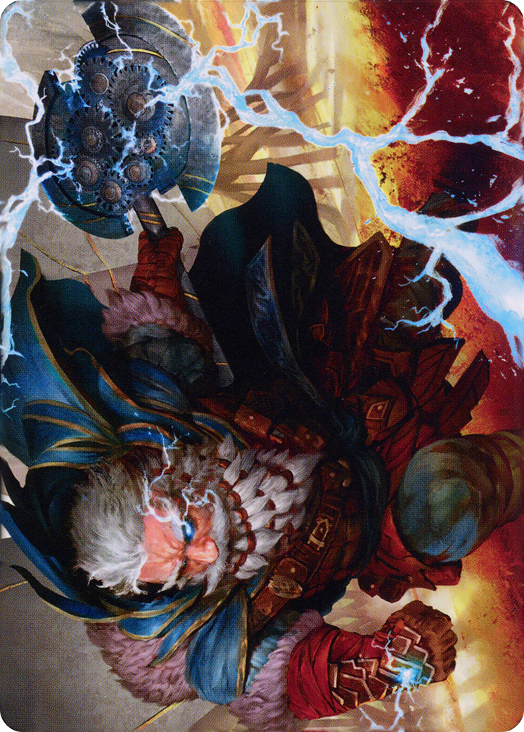 Image of Electrostatic Infantry // Electrostatic Infantry (ADMU-030) - Dominaria United Art Series (Borderless)