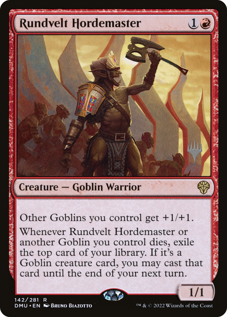 Image of Rundvelt Hordemaster (PPDMU-142) - Dominaria United Promos