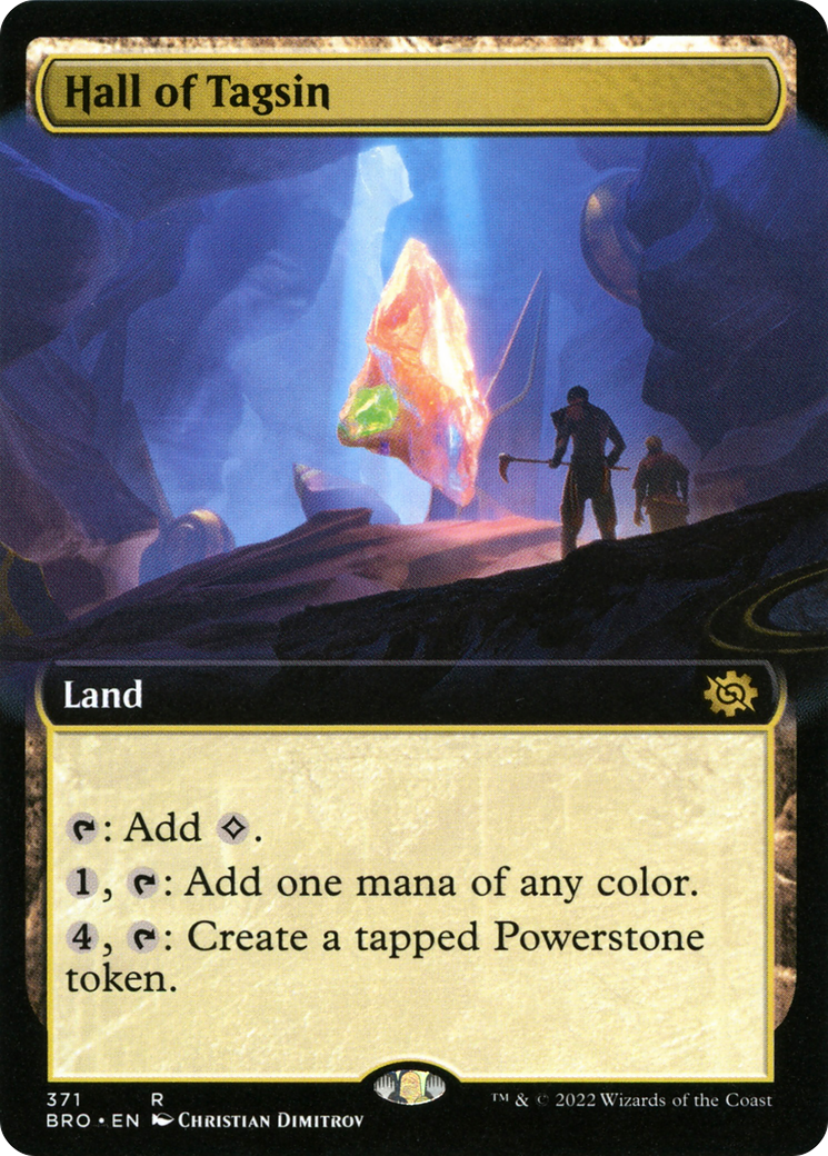 Image of Hall of Tagsin (Extended Art) (BRO-371) - The Brothers' War: (Extended Art) Foil