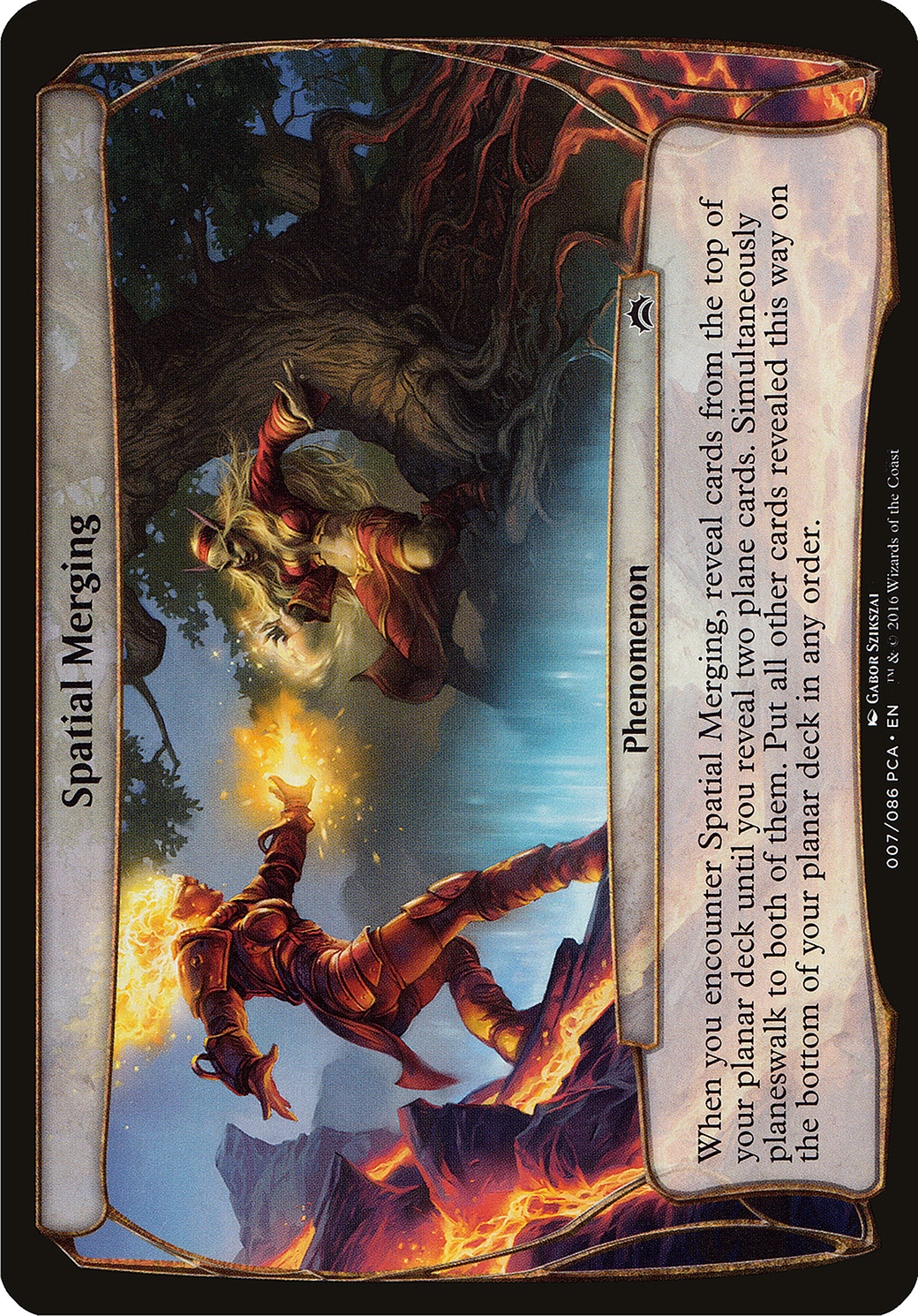 Image of Spatial Merging (Planechase Anthology) (OVER-) - Planechase Anthology Planes