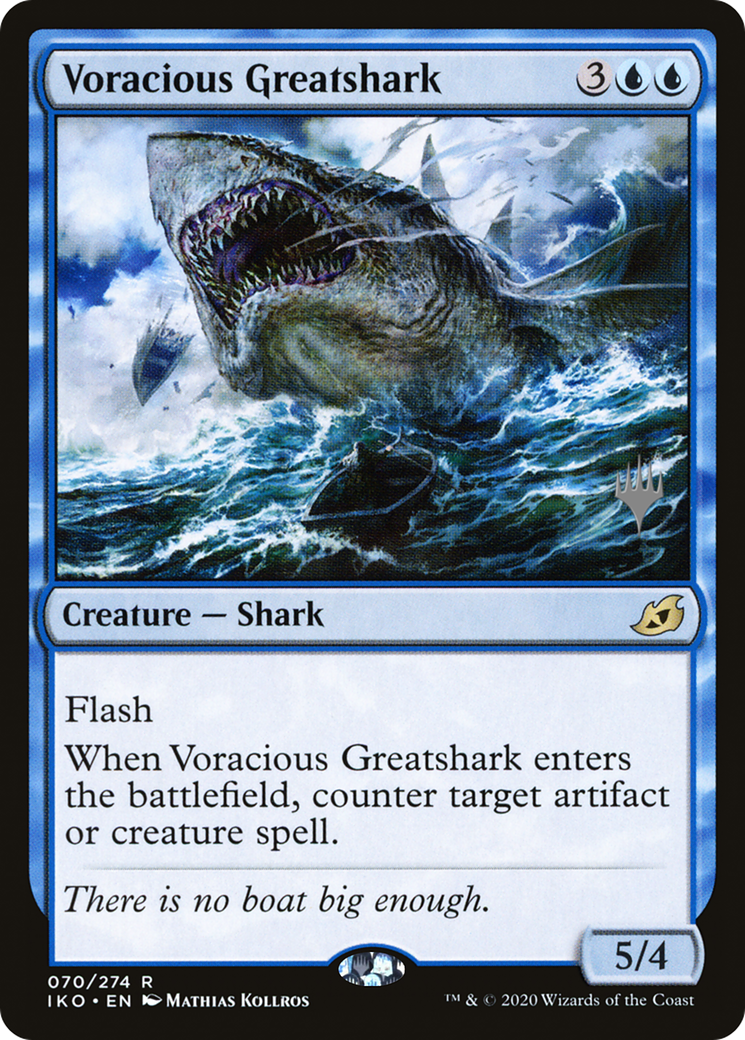 Image of Voracious Greatshark (PPIKO-070) - Ikoria: Lair of Behemoths Promos Foil