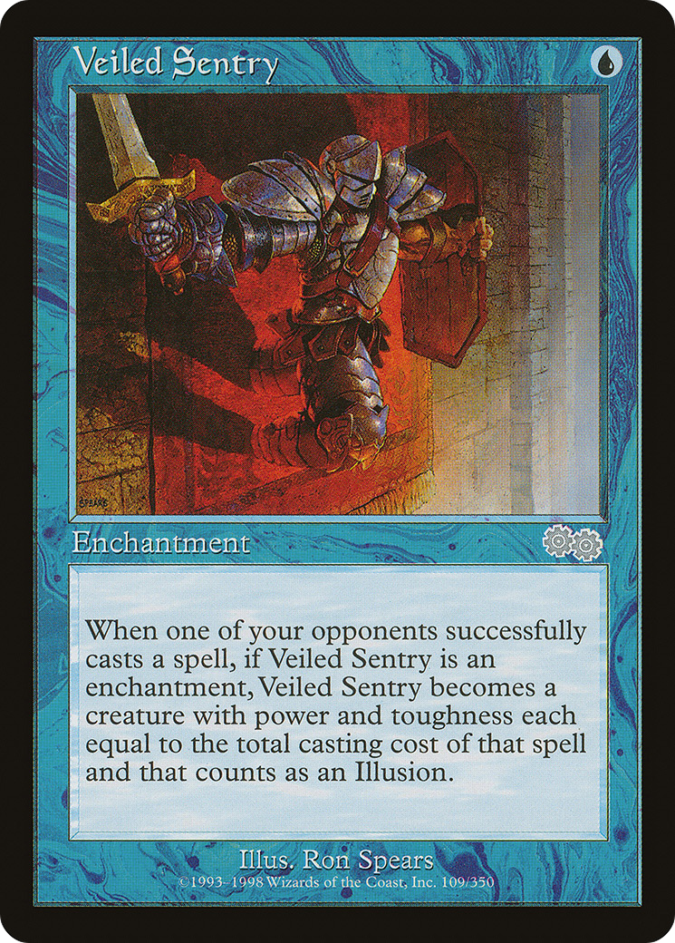 Image of Veiled Sentry (USG-109) - Urza's Saga