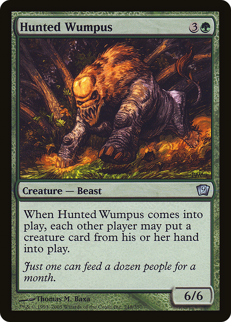 Image of Hunted Wumpus (9ED-248) - 9th Edition