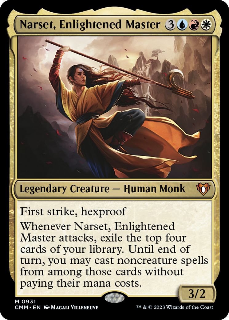 Image of Narset, Enlightened Master (CMM-931) - Commander Masters