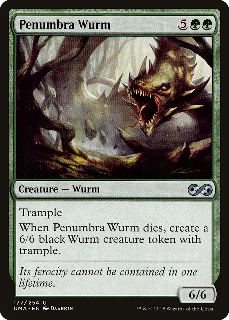Image of Penumbra Wurm (UMA-177) - Ultimate Masters Foil