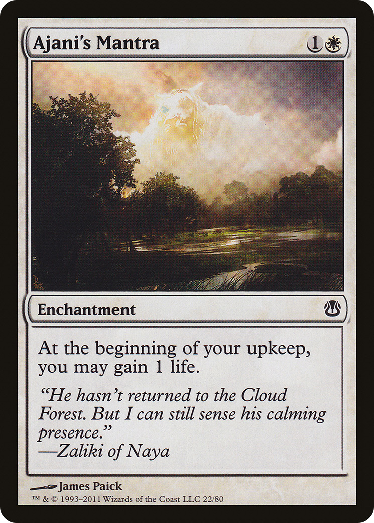 Image of Ajani's Mantra (DDH-022) - Duel Decks: Ajani vs. Nicol Bolas