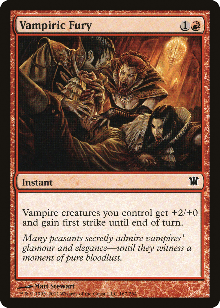 Image of Vampiric Fury (ISD-167) - Innistrad