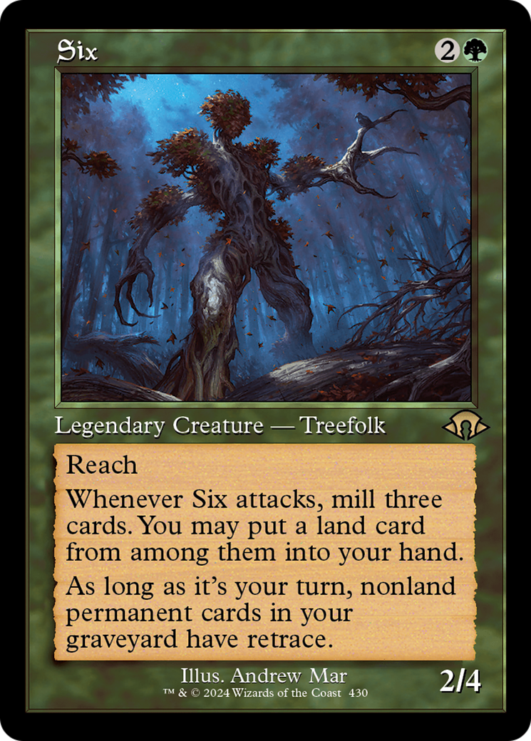 Image of Six (Retro Frame) (MH3-430) - Modern Horizons 3 Foil