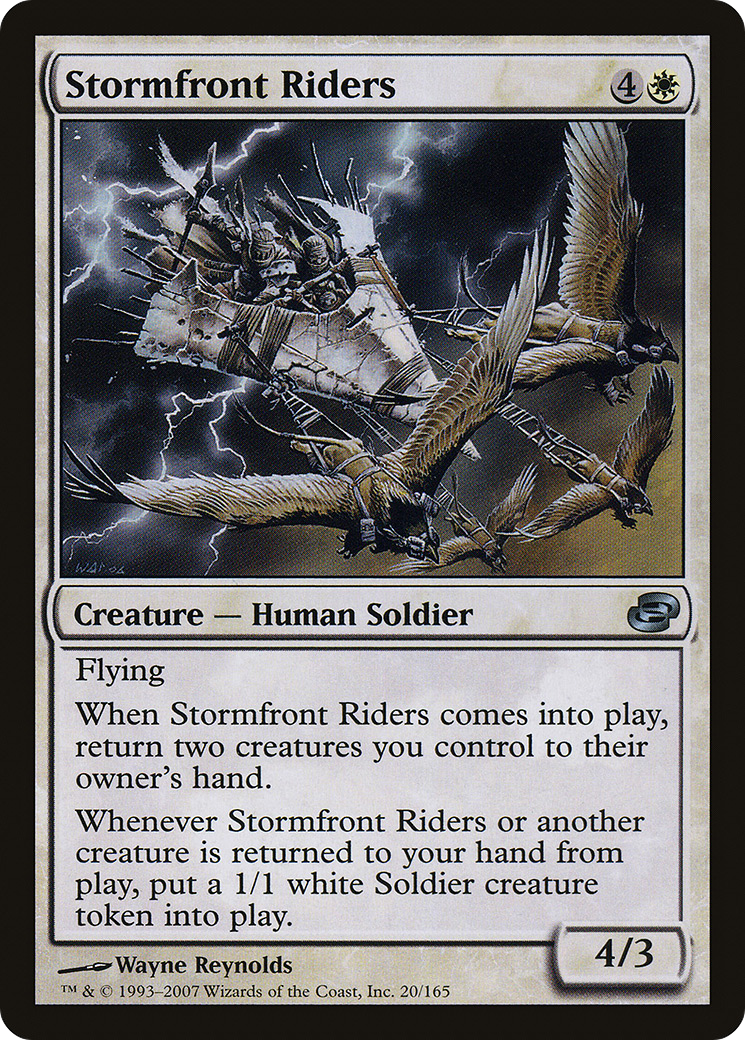 Image of Stormfront Riders (PLC-020) - Planar Chaos Foil