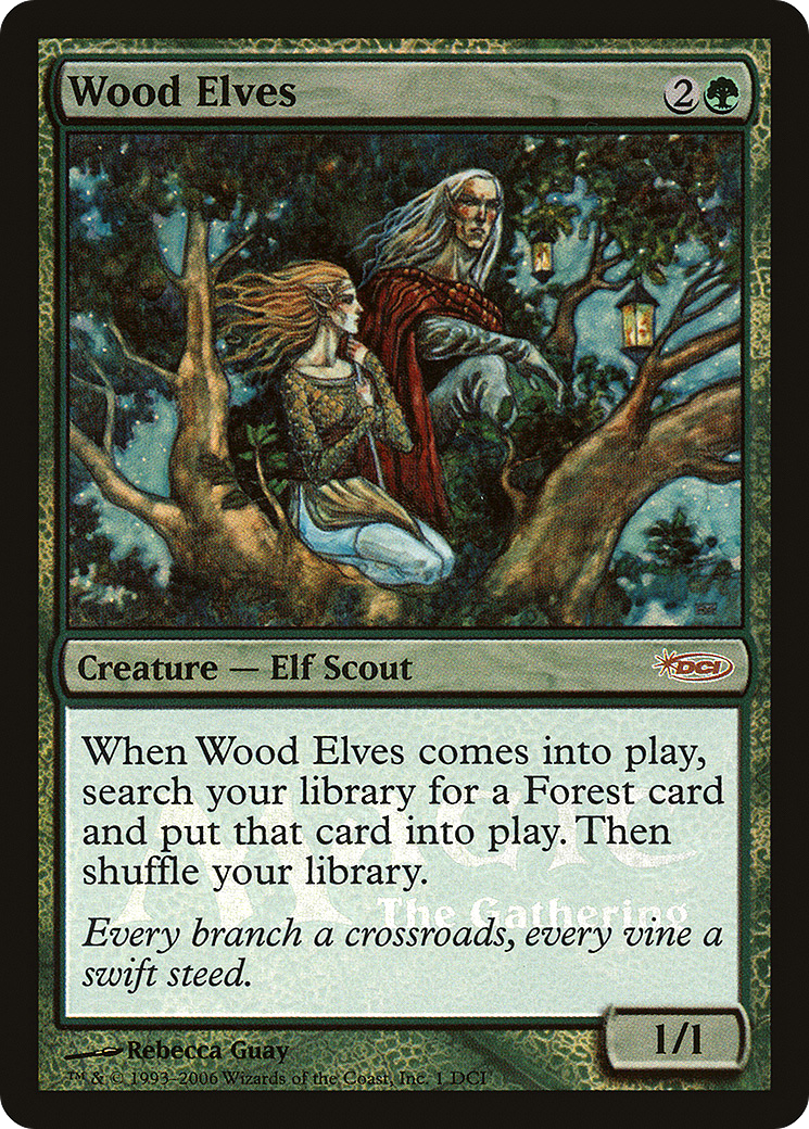 Image of Wood Elves (WPN-001) - DCI Promos Foil