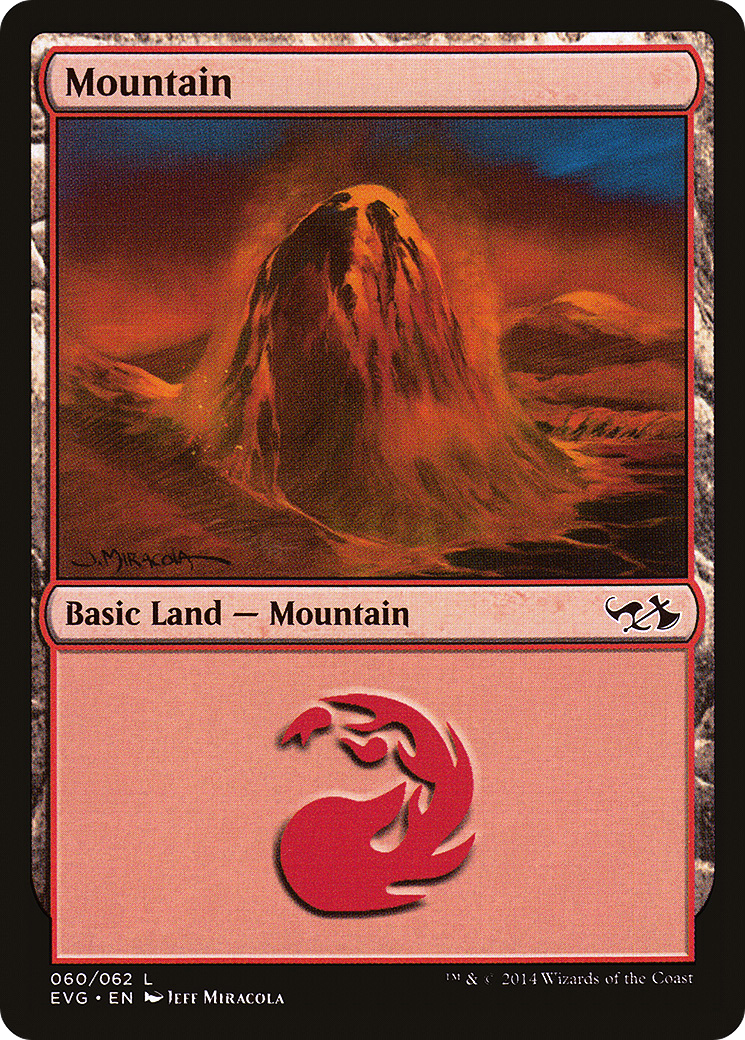 Image of Mountain (60) (Goblins vs Elves) (DD3-060) - Duel Decks Anthology: Elves vs. Goblins