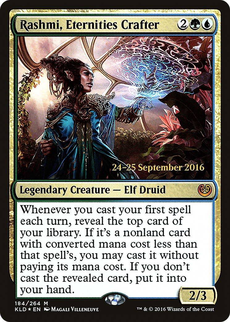 Image of Rashmi, Eternities Crafter (PRE-184) - Kaladesh Promos Foil