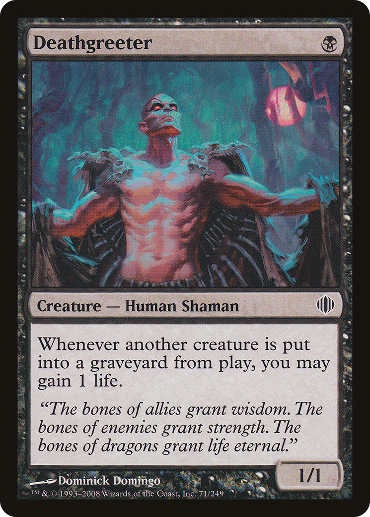 Image of Deathgreeter (ALA-071) - Shards of Alara Foil