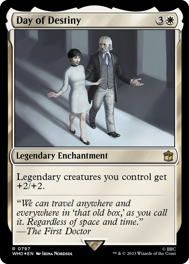 Image of Day of Destiny (Surge Foil) (WHO-797) - Doctor Who Foil