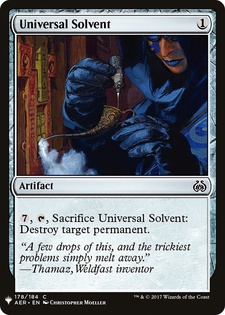 Image of Universal Solvent (LIST-AER-178) - The List