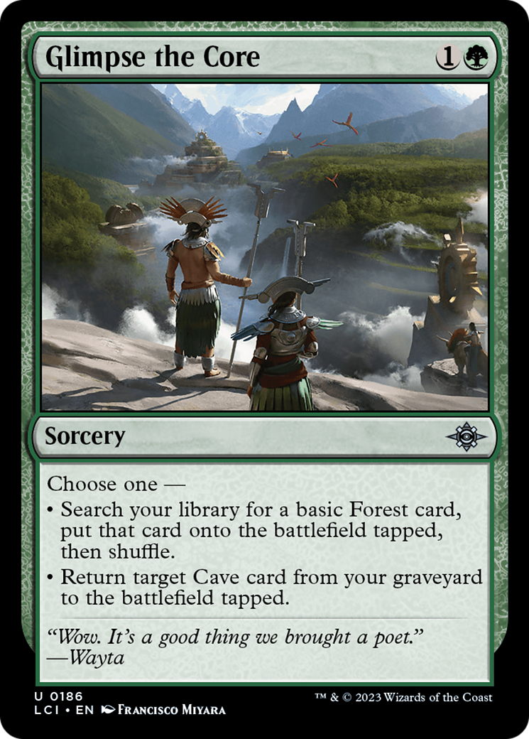 Image of Glimpse the Core (LCI-186) - The Lost Caverns of Ixalan