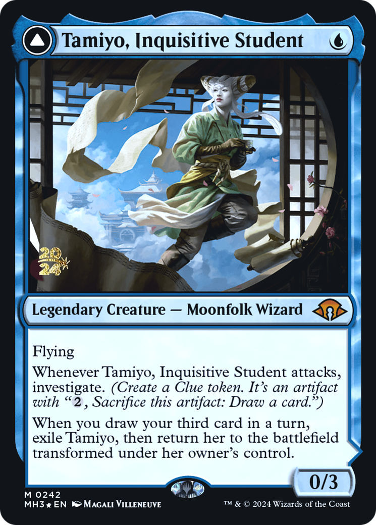 Image of Tamiyo, Inquisitive Student (PRE-242) - Modern Horizons 3 Promos Foil