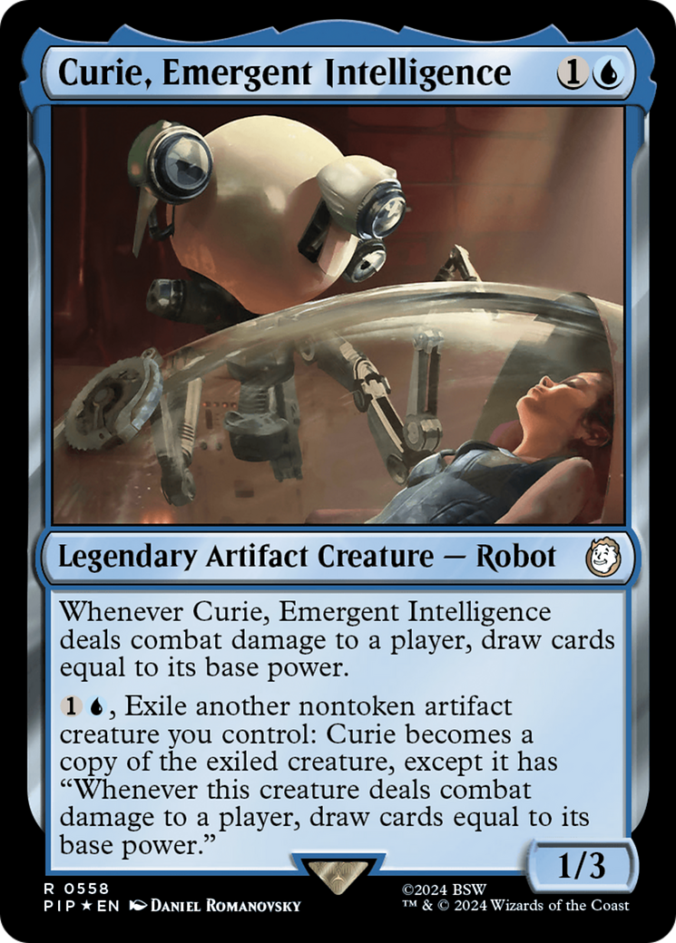 Image of Curie, Emergent Intelligence (Surge Foil) (PIP-558) - Fallout Foil