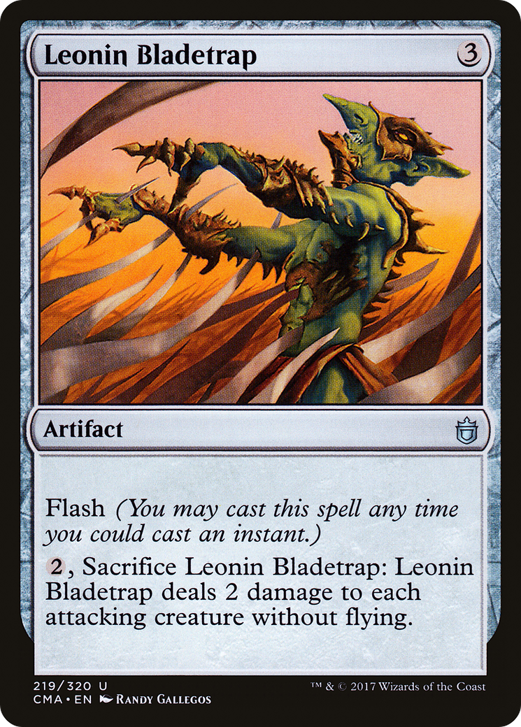 Image of Leonin Bladetrap (CMA-219) - Commander Anthology
