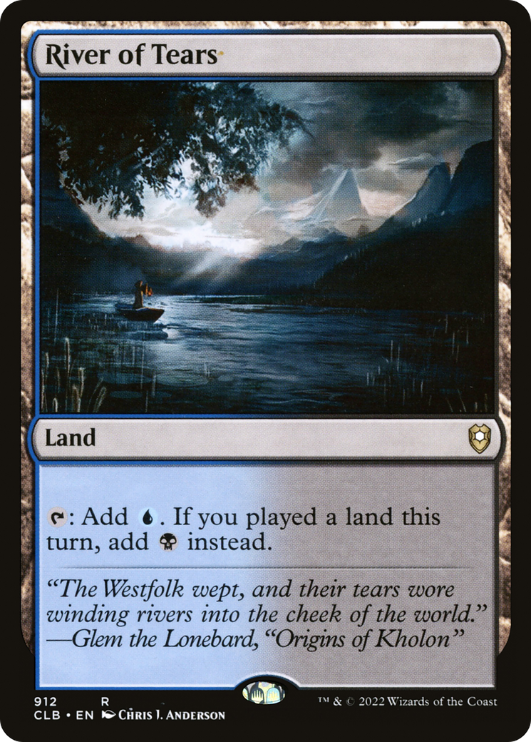Image of River of Tears (CLB-912) - Commander Legends: Battle for Baldur's Gate