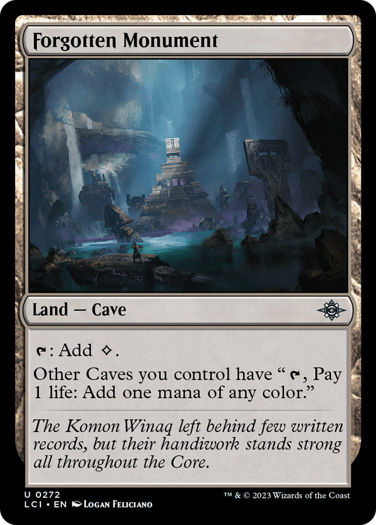 Image of Forgotten Monument (LCI-272) - The Lost Caverns of Ixalan Foil