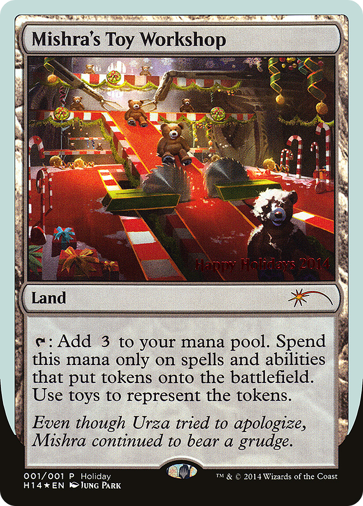 Image of Mishra's Toy Workshop (SPECIAL-001) - Happy Holidays Foil