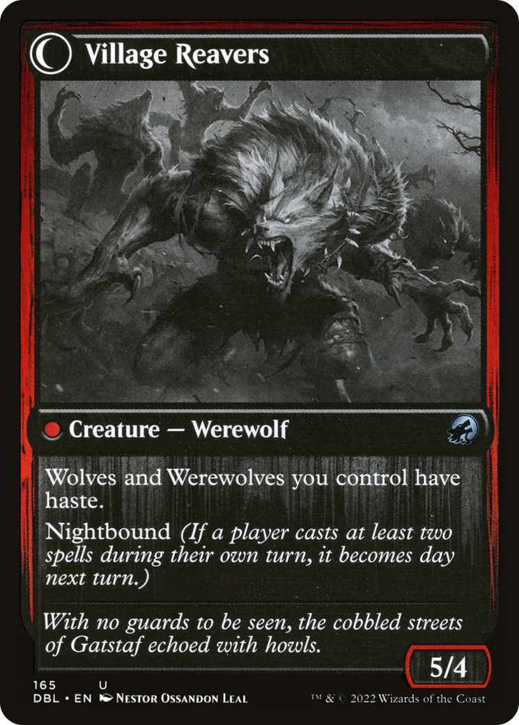 Image of Village Watch (DBL-165) - Innistrad: Double Feature: (Double Faced Transform)